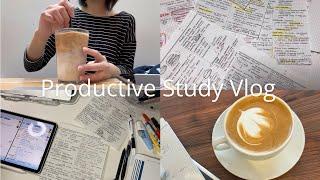 Productive Uni study vlog | Exams week | lots of studying