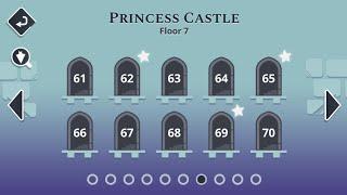 Tricky Castle level 61-70 walkthrough. (Princess Castle)