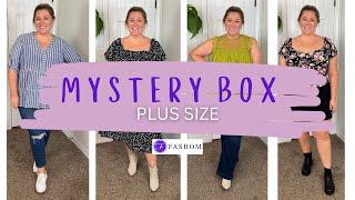 PLUS SIZE MYSTERY BOX | FASHOM UNBOXING + TRY-ON