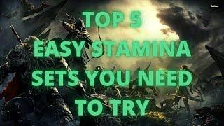 ESO- EASY STAMINA SETS YOU NEED RIGHT NOW!!!!!