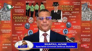 Solicitor Shafiul Azam, Azam & Co. Solicitors- Host, Criminal Justice TV show  27102024 S3