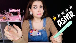  ASMR Worst Reviewed Nail Salon [RP]