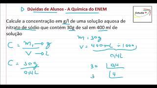 Concentração comum passo a passo.