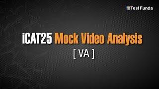 iCAT25 Mock Video Analysis (VA) - Testfunda