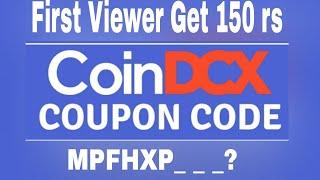 Coindcx coupon code today |#coindcx Go|