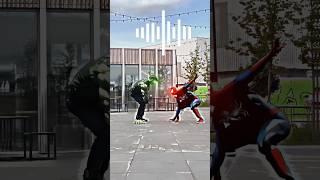 Who Will Win?| Spider Man VS Hulk| Tuzelity Dance| Shuffle Dance  #viral #shorts #trending