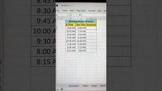 Find Employees Overtime In Excel  | Excel Hindi Tutorials  #shorts #excelshortcuts #tips #bytetech