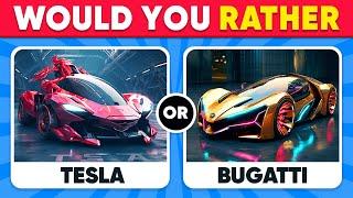 Would You Rather…! Futuristic Luxury Car Edition!  Daily Quiz