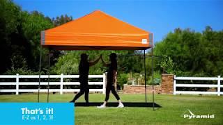 E-Z UP® Pyramid™ canopy tent - How to Set Up