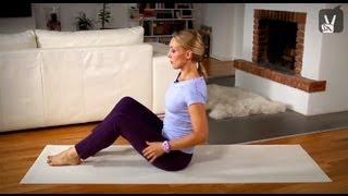 Pilates Mittelstufe Bauch Vollprogramm - 20 Minuten