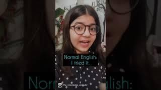 Normal Vs. Advanced English || The knowledge spreader ||