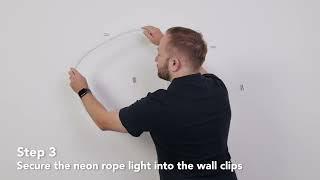 How to install Govee Neon LED Strip Light H61A0