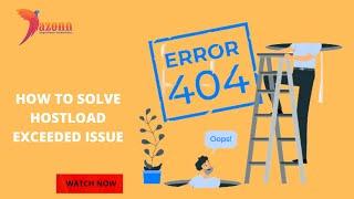 Hostload Exceeded Error in Google Search Console | How To Solve Hostload Exceeded Issue