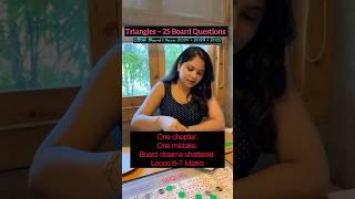 35- Triangles = 6–7 marks in CBSE Boards. #exam #mathematics #ias #motivation #ssc