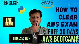 Live  AWS SQS and How to clear AWS Exams | Final Session | English