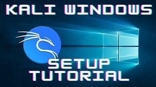 "Kali Windows" How To Build A Hacking Machine On Windows (Not WSL)