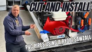 How to Cut and Install PVC Pipe Using Ryobi Sawzall