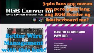 Deepcool RGB Convertor 3pin to 4pin hub & Cooler Master ARGB PWM Hub. Unboxing, Review and Tutorial