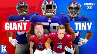 GIANT Team vs TINY (Madden 22 Challenge)! K-CITY GAMING