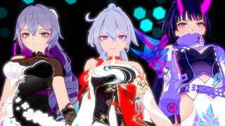 Bronya x Kiana x Mei - Ghost Dance【Honkai Impact 3 MMD】