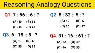 Reasoning classesanalogytest| analogy || reasoning practice set || coding decoding reasoning tricks