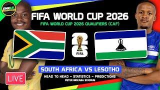  LIVE Info! SOUTH AFRICA vs LESOTHO - FIFA WORLD CUP 2026 AFRICAN Qualifiers Match Fixtures