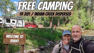 Free Camping | Forest Road 281 \ Indian Creek Dispersed | Idaho\Wyoming