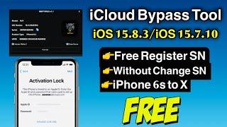 New FREE iCloud Bypass Tool iOS 15-iOS 16.7.10 | Rkeytools for iPhone 6s to X |