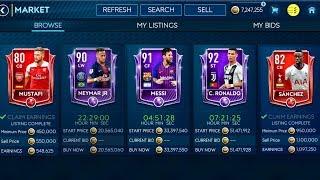 HOW I MADE MILLIONS IN FIFA 19 MOBILE ! Ronaldo, Neymar and Messi Masters In fifa Mobile 19