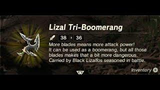 Lizal Tri-Boomerang | Respawn Location | Zelda BOTW