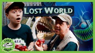 The Lost World - Dinosaur Park Challenge |  T-Rex Ranch Dinosaur Videos