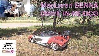 MACLAREN SENNA DRIVE IN MECIXO  FORZA HORIZON5 X LOGITECH G920    4K