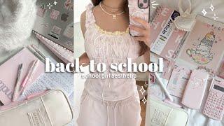 preparing for back to school️: school girl, what’s in my bag, shopping + BEST study plan