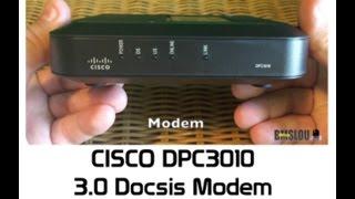 Cisco DPC3010 3.0 Docsis Modem UNBOX video