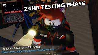 Minus Elevation 24-Hour Testing Phase【Walkthrough】Roblox