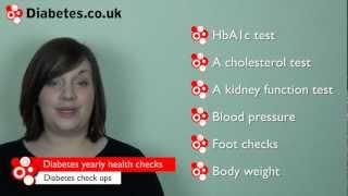 Diabetes Yearly Health Checks