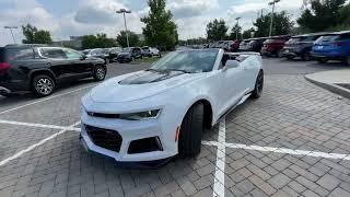 2024 Chevy Camaro Convertible ZL1 Walkaround (Features, Specs, Interior, Exterior) #camarozl1 #nbcr