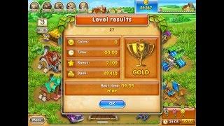 Farm Frenzy 3 only GOLD (level 27) playthrough Веселая ферма 3 (уровень 27) Золото