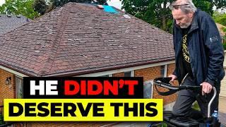 Nobody wanted to HELP him and his roof was FALLING APART until we knocked on his door