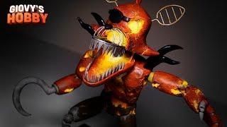 GRIM FOXY Sculpture  FNAF VR: Help Wanted DLC  Polymer clay Tutorial