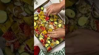 Salsiccia in teglia con verdure