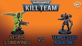 Kill Team | Battle Report | Vespid Stingwings vs Tempestus Aquilons