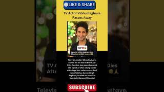 TV Actor Vibhu Raghave Passes Away After Battle with Cancer | Nisha Aur Uske Cousins Star Dies at 37