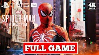 SPIDER-MAN REMASTERED Gameplay Walkthrough Part 1 FULL GAME [4K 60FPS PS5 PRO] - No Commentary