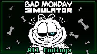 UnderGarf - Bad Monday Simulator | UNDERTALE Fangame | ALL 6 Endings + No Hit