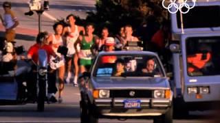 Carlos Lopes Comes Back To Win Marathon Gold - Los Angeles 1984 Olympics