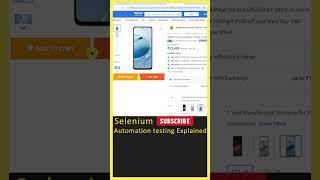 Selenium Tutorial (Real-time Work) Automation Testing, Selenium Java, Python, Software Testing, QA