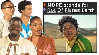 NOPE Fan Theories with Keke Palmer, Daniel Kaluuya, Steven Yeun and Brandon Perea | Vanity Fair