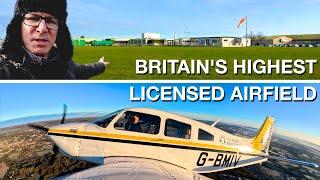 Flying to Britain's highest licensed airfield