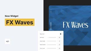 FX – Waves Widget | Tutorial by Without Code